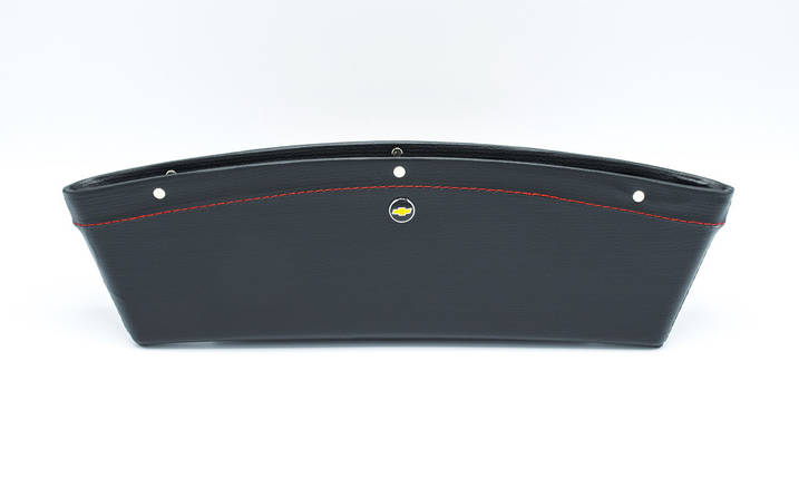 Автомобільний кишеню-органайзер Type-2 Black з логотипом Chevrolet штурхав для автомобіля подарунок, фото 1