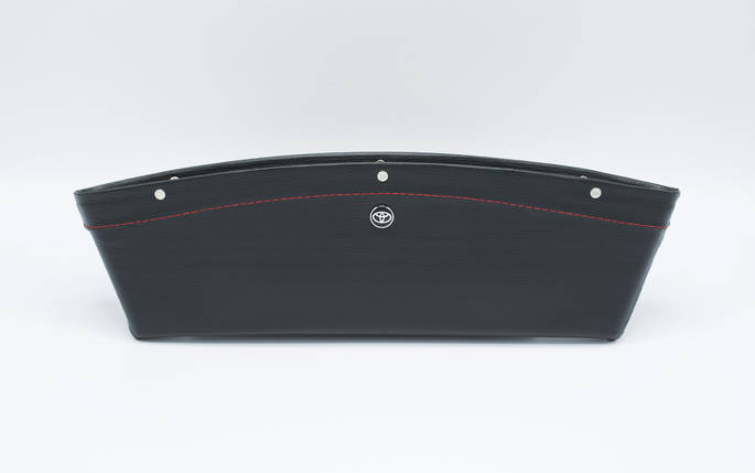 Автомобільний кишеню-органайзер Type-2 Black з логотипом Toyota штурхав для автомобіля подарунок, фото 1