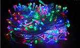 Гірлянда LED Новорічна Світлодіодна Цветная на 100 ламп Посилений Дріт, фото 2