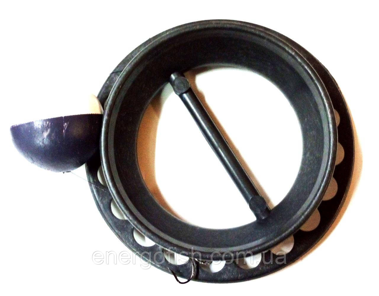 Снасть Щуковка на самосбросе (трійник, повідець, поплавок, вантаж, волосінь 20м), фото 1