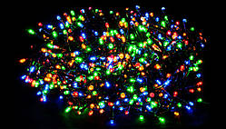 Гірлянда LED Світлодіодна Новорічна Кольорова на 400 ламп Посилений дріт