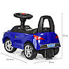 Толокар BMW (3147B-4), Синій, MP3, світло, звук, фото 7