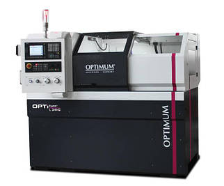 Токарний верстат по металу з ЧПУ Optimum L 34HS CNC