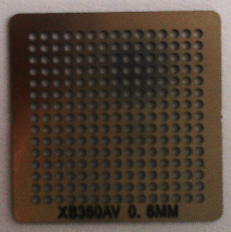 BGA трафарет XB360AV 0,6 mm
