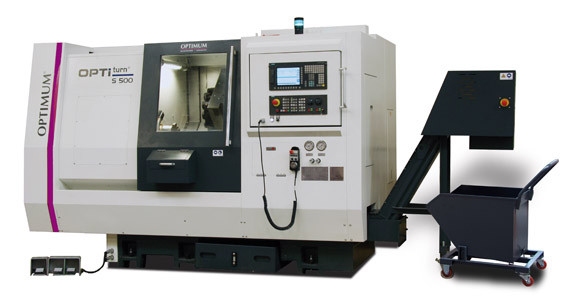 Токарний верстат по металу з ЧПУ Optimum S 500 / S 750 CNC, фото 1