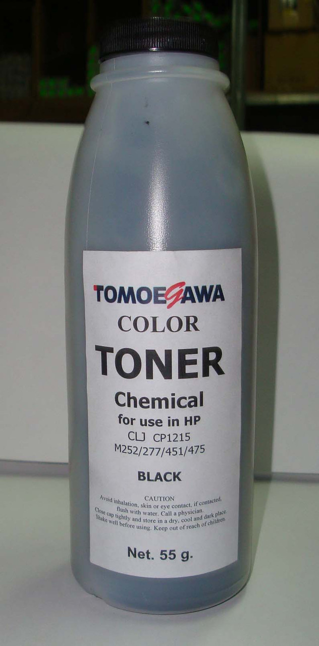 Тонер Чорний Tomoegawa для HP CLJ CP1215 / M252 / 277 / 451 / 475 Chemical (55 гр)