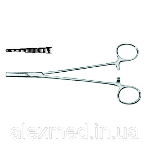 Затискач кровоспинний "Москіто", прямий, 180 мм, фото 1