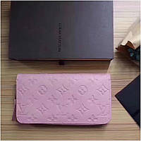 Кошелек Луи Витон, Louis Vuitton monogram, кожа, цвет розовый