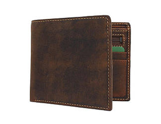 Рудий гаманець із матової шкіри Visconti 707 Oil Tan (Великобританія)