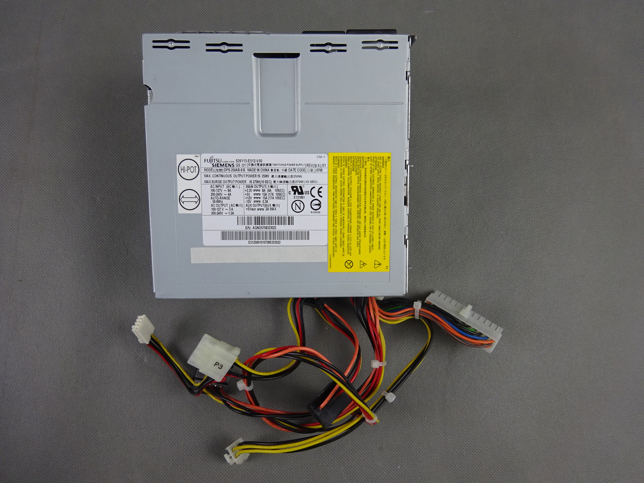 Блок живлення FUJITSU-SIEMENS DPS-250AB-8 A