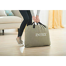 Надувне ліжко Intex 64458 (203х152х46 см)з електронасосом (203х152х46), фото 3
