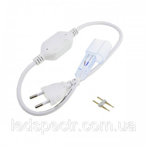 Кабель живлення для світлодіодних стрічок AVT Premium 2835-120 220В IP68 8 мм
