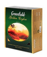 Чай Greenfield Golden Ceylon 100х2г Картон