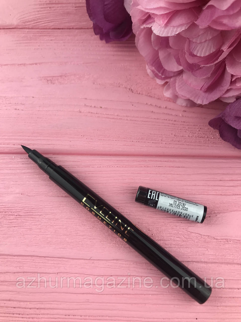 Підводка-фломастер для очей Eveline Cosmetics Art Professional Make-Up Eyeliner