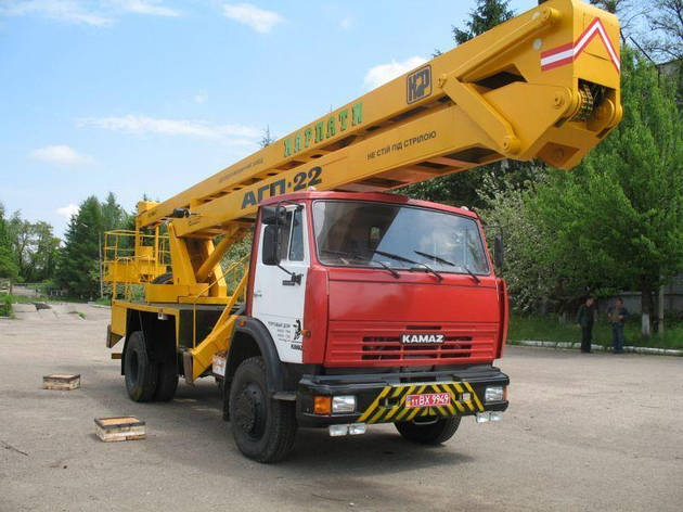 Автовишка КАМАЗ Автогидроподъемник АГП-22 (Автовишка), фото 2