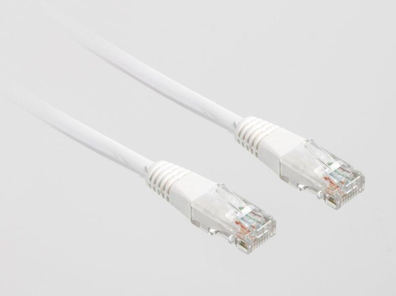 Патч-корд Cablexpert PP12-10M-W, UTP, категорія. 5E, литий, 50u "штекер із клямкою, 10 м, Білий