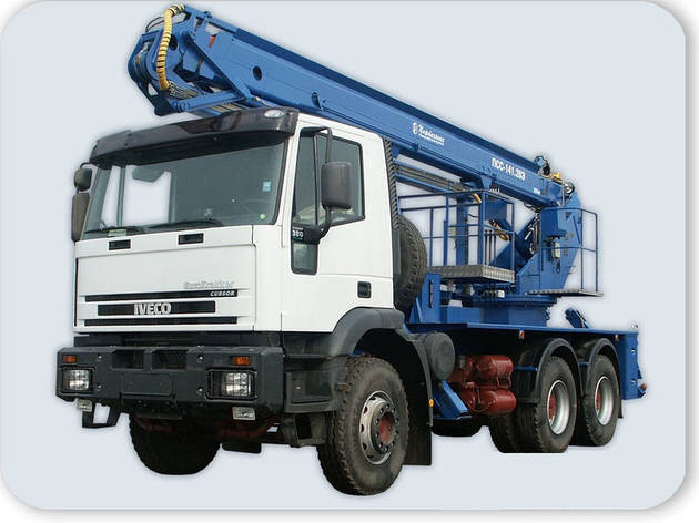 Автовишка IVECO ПСС-141.28 Е Витяг з робочою платформою, фото 2