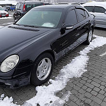 Дефлектори вікон (вітровики) Mercedes E-klasse 211 2003-2009 Sedan 4шт (HIC)