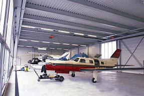 Отопление авиа ангаров, ангаров по ремонту воздушных судов, авиа заводов.