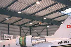 Опалення авіа ангарів, ангарів по ремонту повітряних суден, авіа заводів.