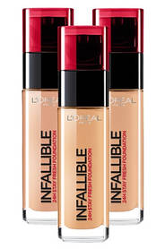 Тональний крем l'oreal Infallible 24h Stay Fresh Foundation ( Лореаль Инфейлибл Стей Фреш Фундейшн)