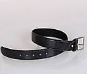 Чоловічий ремінь зі штучної шкіри під штани MW682499-12 чорний, фото 2