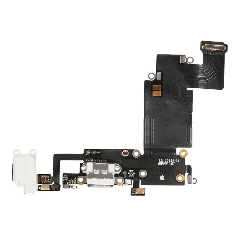 Шлейф iPhone 6S Plus з конектором заряджання сірий