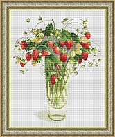 Набір для вишивки хрестом Букет суниці OLANTA VN-035