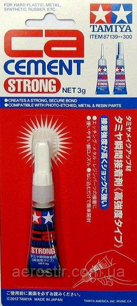 Суперклей міцний CA Glue Strong 3 г.