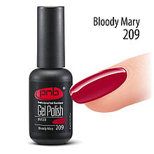 Гель-лак PNB № 209 Bloody Mary, 8 мл