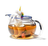 Ситечко для чаю "Єдиноріг" - розмір ситечка 10*6см, силікон, фото 5