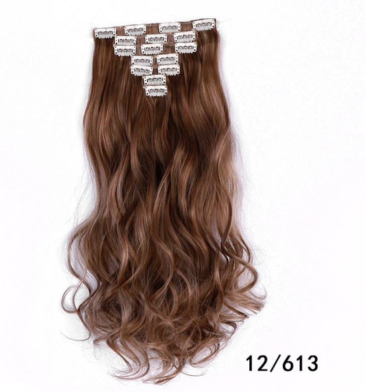 Накладные волосы локоны 7 прядей на клипсах,шиньон,трессы длина 50 см - фото 1 - id-p826781829