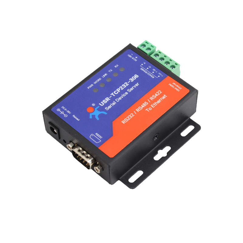 Перетворювач порту TCP232-306 RS232/RS485/RS422 в Ethernet (двонаправлений)