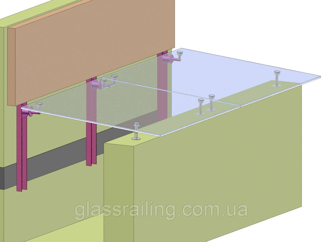 Скляний навіс, фото 1