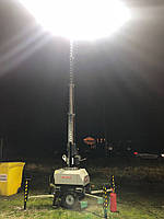 Пересувні освітлювальні щогли з вбудованим генератором