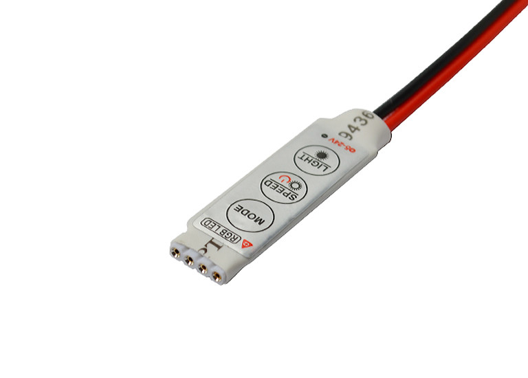 Контроллер RGB 12A (3 button) mini - фото 1 - id-p255912759