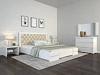 Кровать дерево Регина Люкс двуспальная 160 (Арбор) с подъемным механизмом