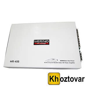Автомобільний підсилювач звуку Merino Audio MR-455 ⁇ 8000 Вт