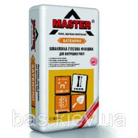 MASTER SATENPRO шпаклівка гіпсова фінішна, 25кг