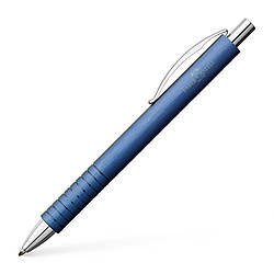 Ручка кулькова Faber-Castell Essentio Aluminium алюмінієва, синій корпус, 148426