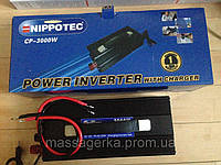 Преобразователь напряжения Nippotec CP-3000W с зарядным устройством на 10 A