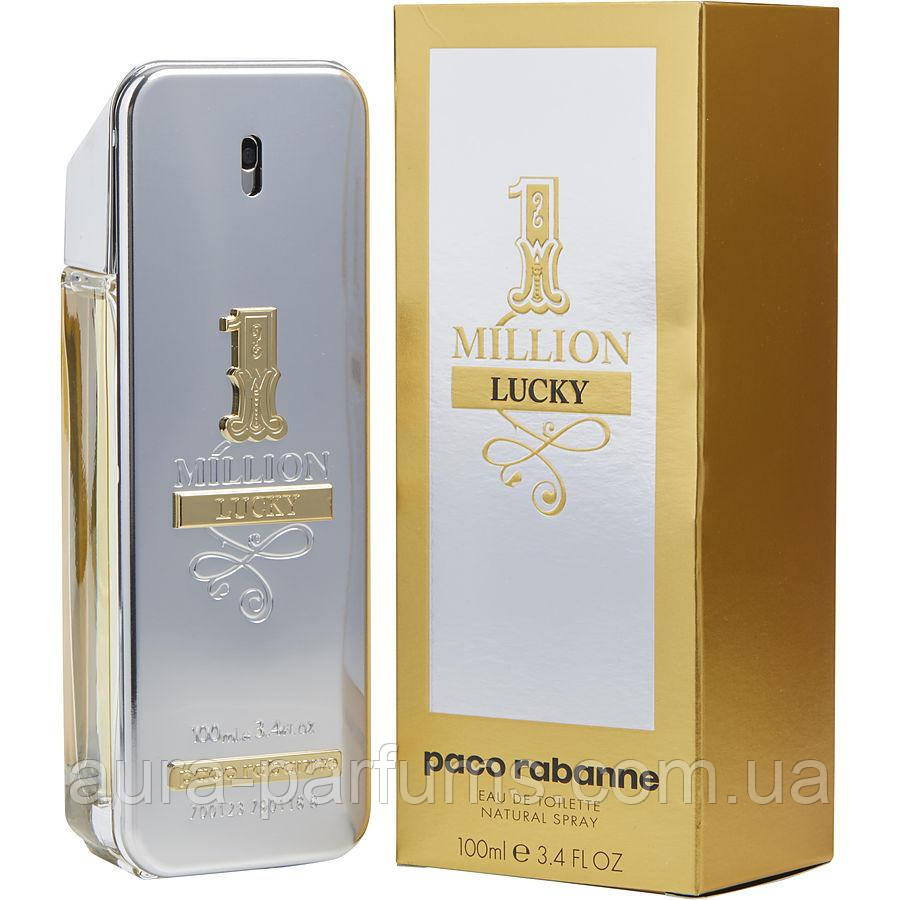 Чоловічі парфуми Paco Rabanne 1 Million Lucky Eau De Toilette (Пако Рабан 1 Мільйон Лакі) Туалетна вода 100 ml/мл