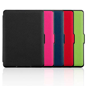 Чохол обкладинка для Amazon Kindle Paperwhite 2012 2013 2016 DP75 EY21 автосон чорний, фото 3