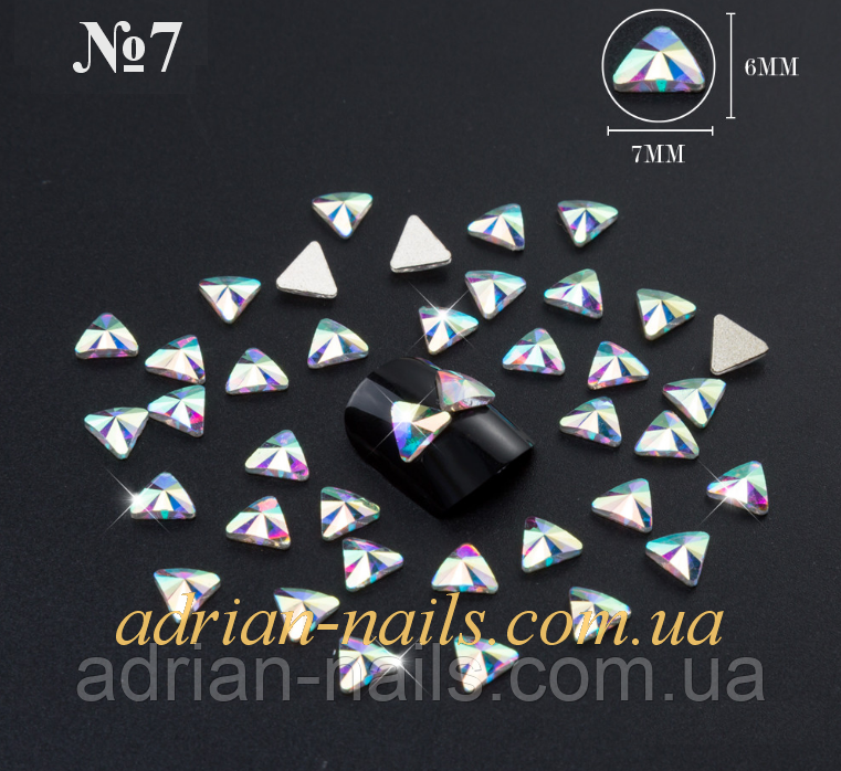 Фігурні камені зварювання для дизайну нігтів No7
