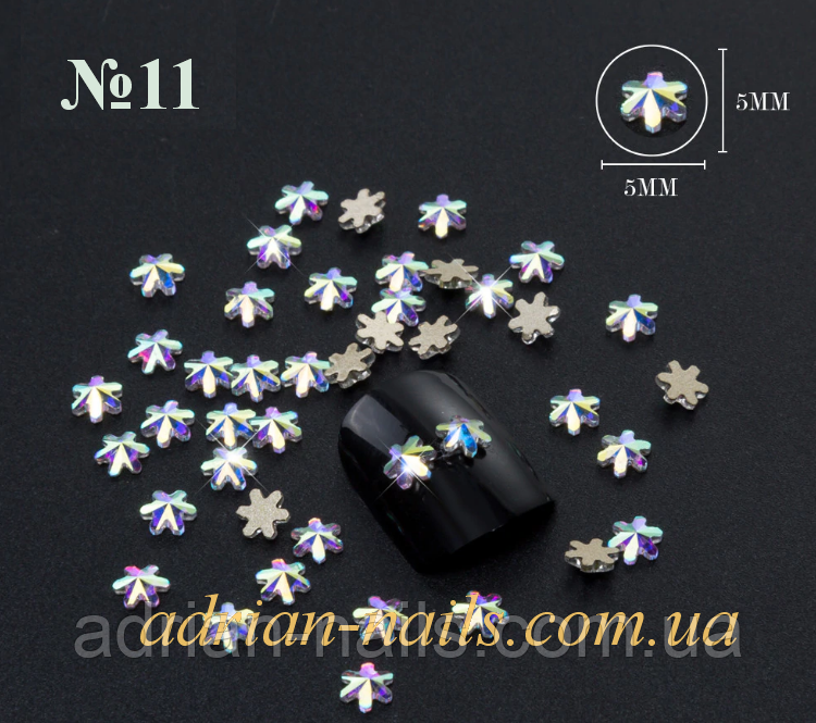 Фігурні камені зварювання для дизайну нігтів No11