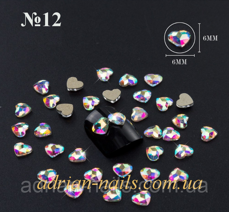 Фігурні камені зварювання для дизайну нігтів No12