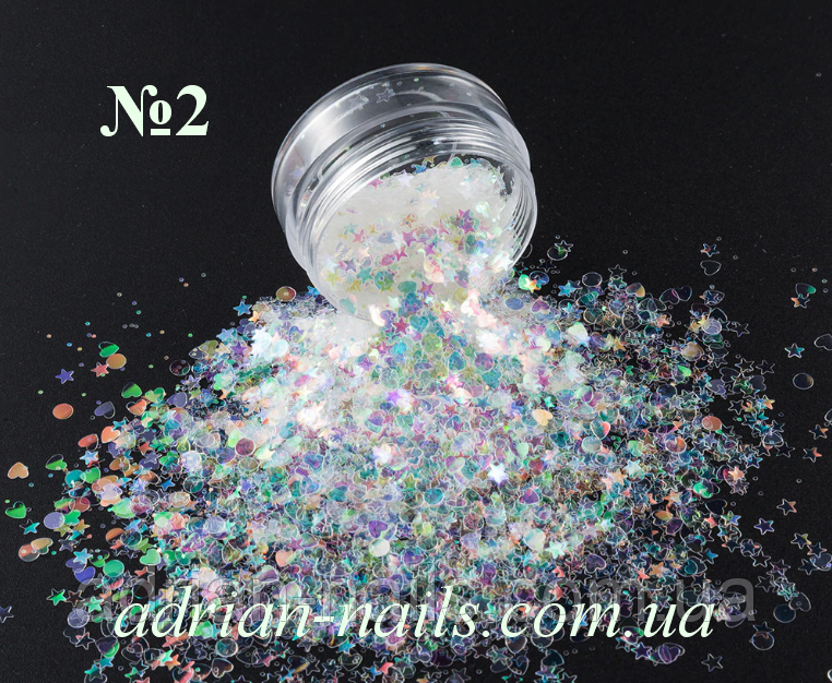 Дизайн для нігтів русалка No2