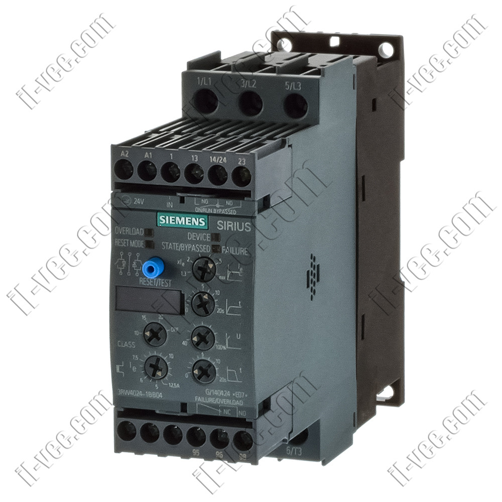Пристрій плавного пуску SIEMENS SIRIUS 3RW4024-1BB14 — 5,5kW 480VAC