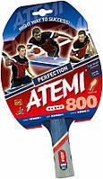 Ракетка для настільного тенісу Atemi 800 ( 100468)  анатомічна ручка / ракетка тенісна Атемі