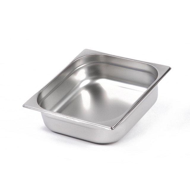 Гастроемкість без ручок прямокутна GN 2/3 "FOOD line" 35.4х32.5х10см/9000мл з нержавіючої сталі FoREST